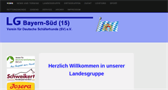 Desktop Screenshot of lg-bayern-sued.de
