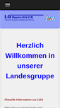 Mobile Screenshot of lg-bayern-sued.de
